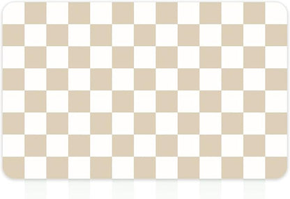 12" x 20" Checkered Dish Drying Mat for Kitchen Counter, Absorbent Coffee Bar Mat for Espresso Machine Coffee Countertops Accessories, Beige - Image 9