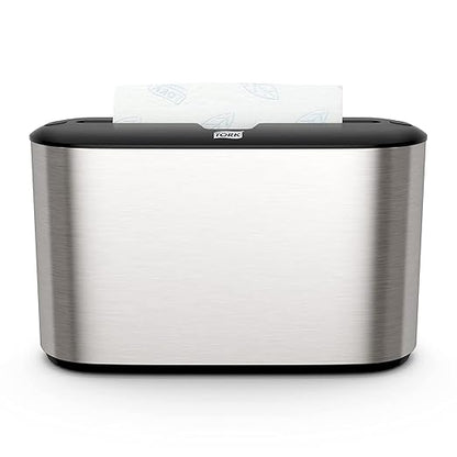 Tork Xpress Stainless Steel Paper Towel Dispenser Compact Design, Fits H2 Hand Towels, Ideal for Home Use Single Unit (302030) by Tork