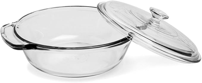 Anchor Hocking 2 quart Glass Casserole Dish, Clear by AnchorHocking