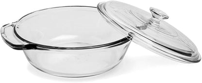 Anchor Hocking 2 quart Glass Casserole Dish, Clear by AnchorHocking