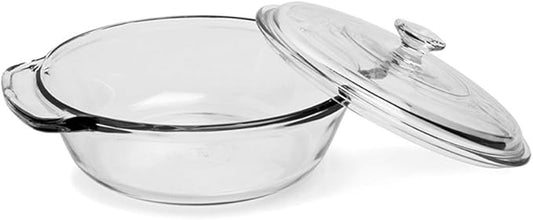 Anchor Hocking 2 quart Glass Casserole Dish, Clear by AnchorHocking