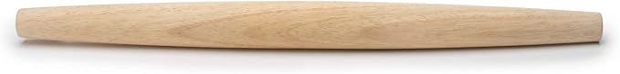 Fox Run Wooden Rolling Pins, French Rolling Pin With Tapered Ends, 20"