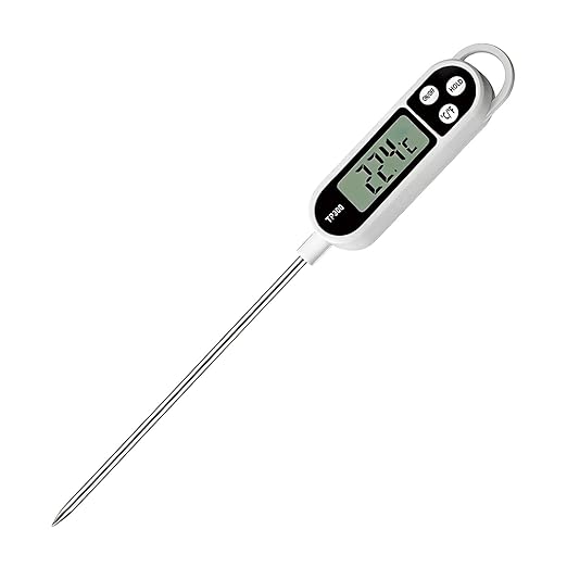 Electronic Digital Display Thermometer, 304 Long Probe, Suitable for Kitchen Cooking, BBQ, with Waterproof Feature and Capable of Sensitive and Rapid Measurement. by MAOTOAM
