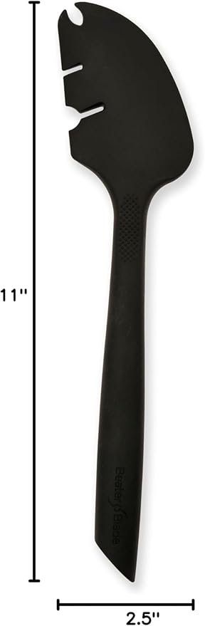 Silicone Spatula ONE Mixer Beater Scraper and Spatula, Black - Image 8