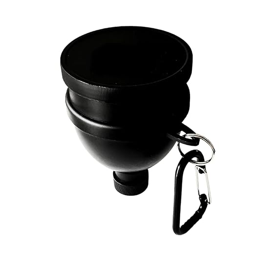 Protein Powder Container to Go - Mini with Keychain and Keyring for Water Bottles & Shakers(150ml) by FORESRUM