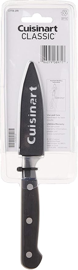 Cuisinart C77TR-3PR Triple Rivet Collection 3.5" Paring Knife, Black - Image 7