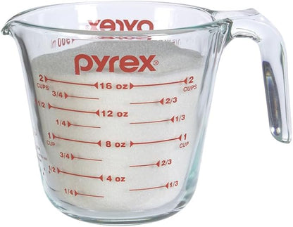 Pyrex Prepware 6001075 Measuring Cup, Red Graphics, Clear - Image 4