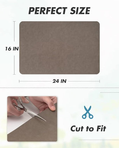 AMOAMI Coffee Mat Hide Stain Rubber Backed Absorbent Dish Drying Mat for Kitchen Counter - Brown, Fits Under Coffee Maker & Machine - Image 7