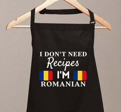 I Don't Need Recipes Novelty Chef Kitchen BBQ Apron Barber Chef Bib BBQ Kitchen Decor