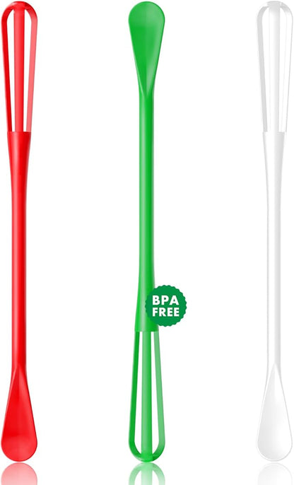OYV Christmas Colors Mini Whisk Set, 8.5 in Mini Whisks for Cooking, 3 Pieces Small Wisk For Whisking, Beating, Blending Ingredients, Mixing Sauces, BPA Free Tiny Whisk by OYV