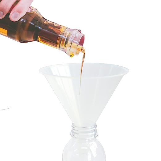 zmybcpack 20 Pack Multi-Purpose Plastic Funnels with Long Reaching Spout (4.7”) for Water Bottle, Spices, Powder Easy and Smooth Content Transfer by - Image 3