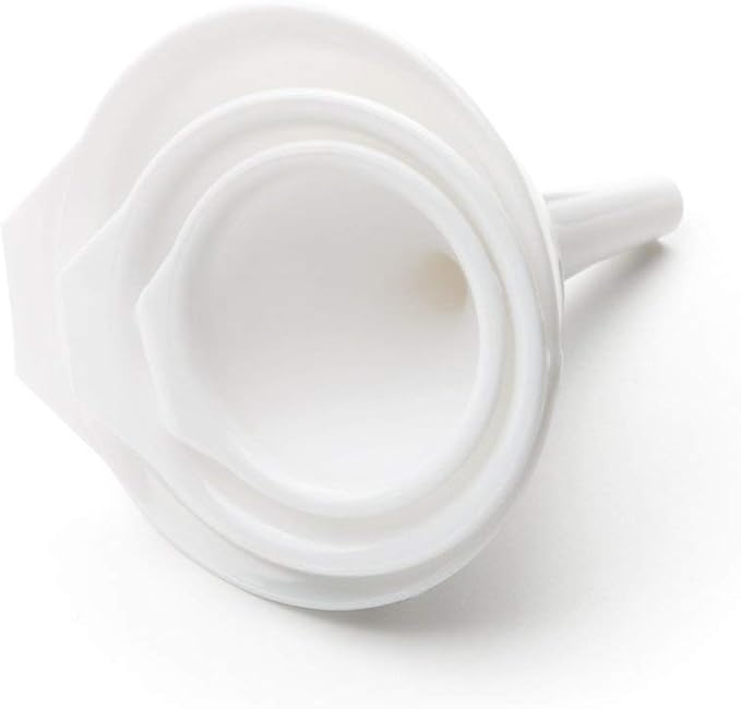 Fox Run, 4.75 x 6 x 9.5 inches, White Plastic Funnel