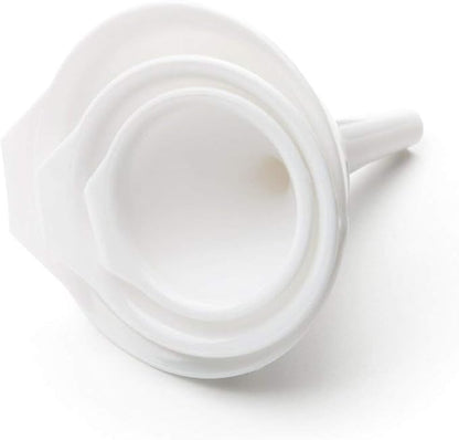 Fox Run, 4.75 x 6 x 9.5 inches, White Plastic Funnel