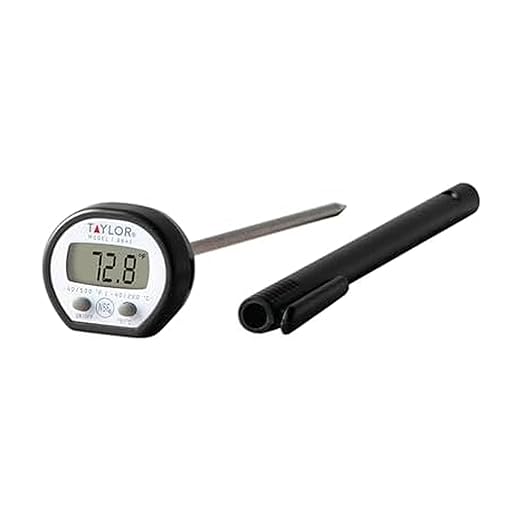 Taylor Digital Instant Read Meat Food Grill BBQ Kitchen Cooking Thermometer With Pocket by Taylor