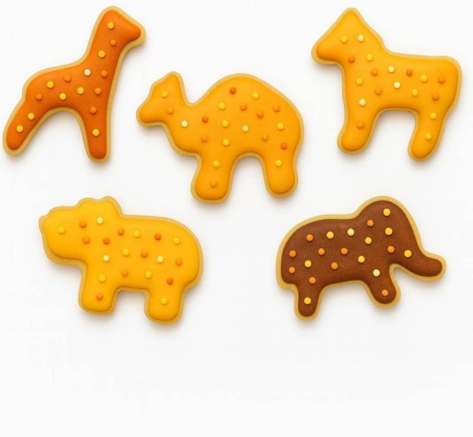 Mini Circus Animal Cookie Cutter 5 Piece Set from The Cookie Cutter Shop – Tin Plated Steel Cookie Cutters