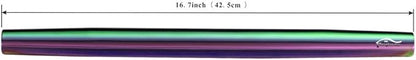 Berglander Rainbow Rolling Pin, 16.7 Inches Stainless Steel Colorful Matte Finish With Rainbow Titanium Plating Rolling Pin For Baking Pizza Dough, Pie, Cookie, Gift Ideas For Bakers. - Image 2