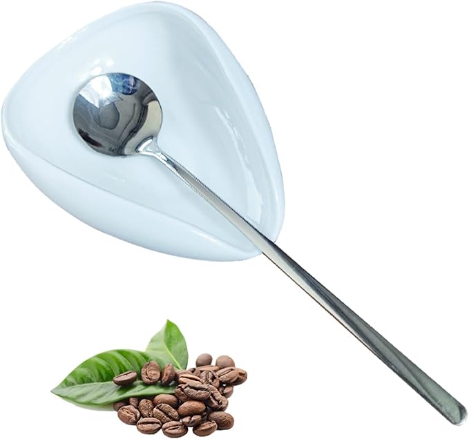 Coffee Spoon Rest, Counter Spoon Holder for Coffee Tea Spoons Stirrers, Mini Coffee Station Table, Coffee Bar Accessories by PFCTRJR