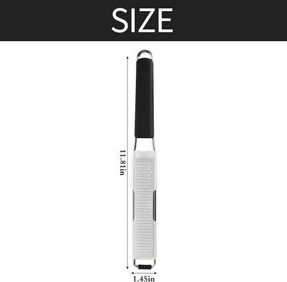 Cambom Lemon & Citrus Zester, Cheese Graters with Stainless Steel Sharp Blade for Parmesan Cheese, Ginger, Garlic, Nutmeg, Chocolate, Vegetables, Fruits, Dishwasher Safe Shredder Fine Blade - Image 6