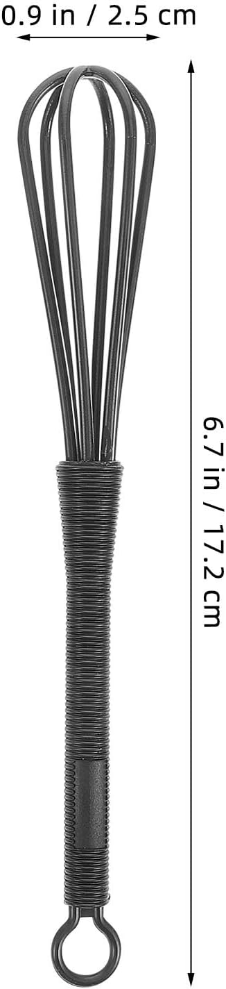 Ipetboom Small Plastic Whisks: 5pcs Mini Whisk for Hair Dye Color Mixing Hairdressing - 6.76X0.98in Versatile Kitchen Utensil Egg Beater for Blending Stirring Cooking Baking Versatile Tools - Image 5