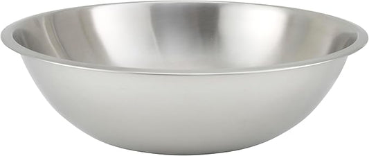 Winco Heavy-Duty Mixing Bowl, 16-Quart, Stainless Steel by Fonteme