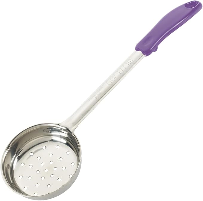 Winco Food Portioner, Perforated, 6 Ounce, Red by Winco