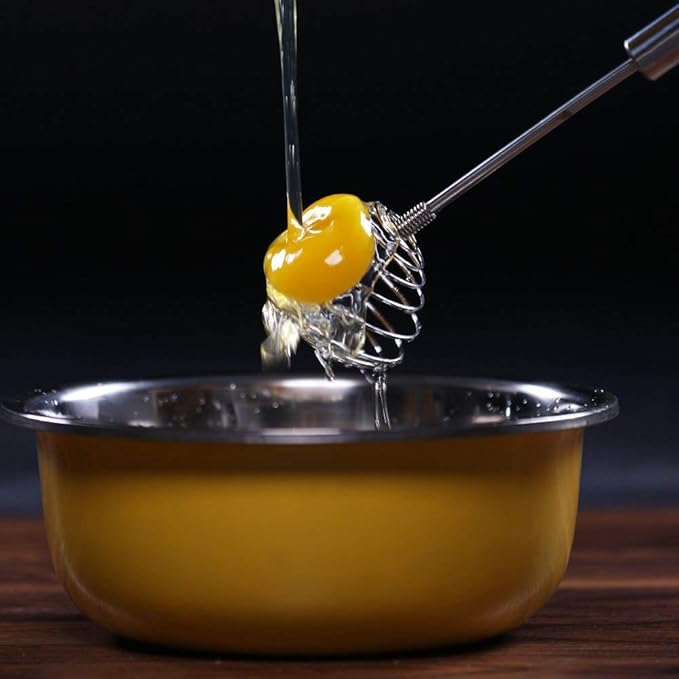 Whisk, Stainless Steel Spring Whisk, Balloon Whisk Egg Beater for Blending, Whisking, Beating, or Stirring - Image 6