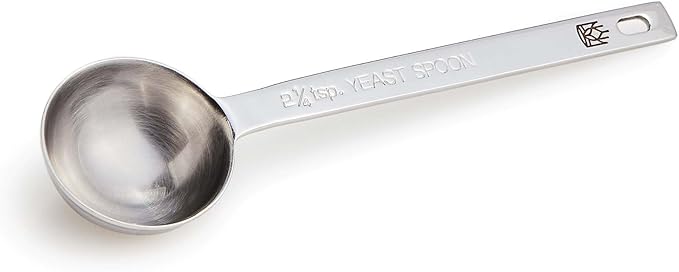 King Arthur Baking Company Yeast Measuring Spoon, 18/8 Stainless Steel, Holds 2.25 Teaspoons, For Bulk Yeast And Bread Baking, Pastries, And Rolls - Image 6