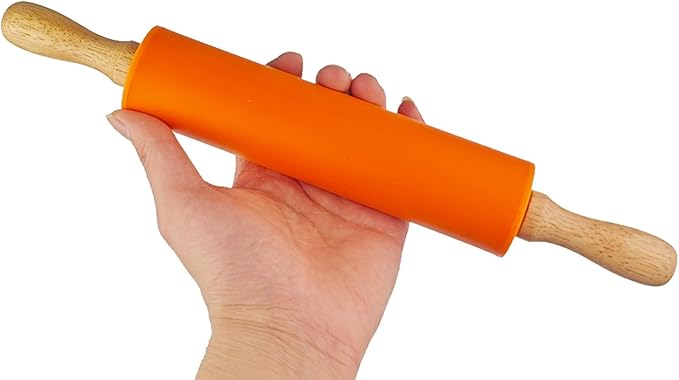 6 Pack Small Rolling Pin for Kids, Kids Rolling Pin for Home Kitchen (6 colors) (12 Inch) - Image 5