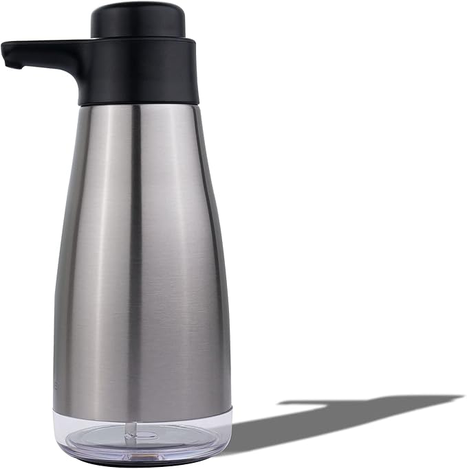 AIKE 15fl.oz Stainless Steel Liquid Soap Dispenser for Dish and Hand Soap by AIKE