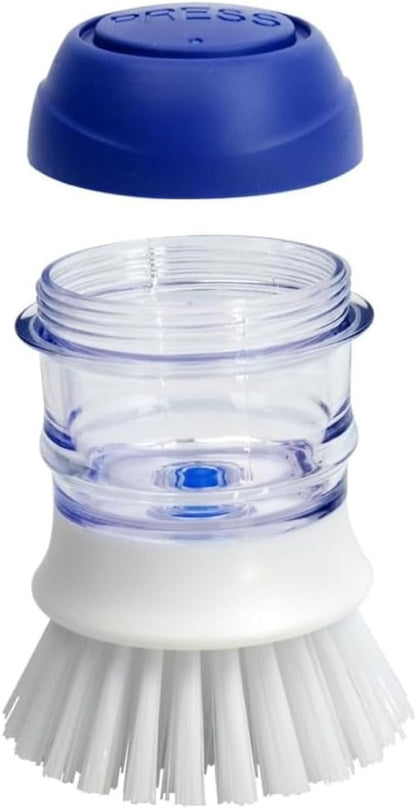 CELOX Dish Brush with Soap Dispenser, Palm Brush for Cleaning Kitchen