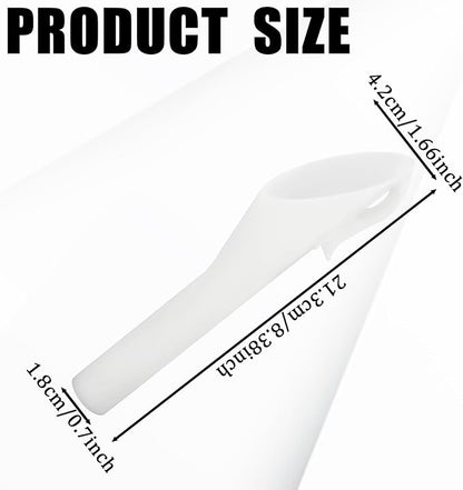 Msyuusr 2PCS Capless Gas Tank Funnel，Funnels for Automotive Use OEM#8U5A-17B068-EB 1782177 1833948 2050651, Fuel Tank Accessories Compatible with Ford (White) - Image 2