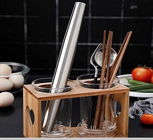 Smooth Stainless Steel Rolling Pin for Baking Fondant, Pizza, Pie, Pastry, Pasta, Dough, Cookies (12.8in) - Image 9