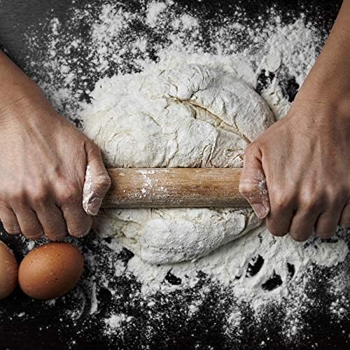 Patelai 3 Pieces Small Wooden Rolling Pin, Dumpling Dough Roller Wooden Mini Rolling Pins Kitchen Utensil Tool for Fondant, Pasta, Bread, Pastry, Cookies, Pizza, Pie, Cylinder Style, 6.3 Inch - Image 4