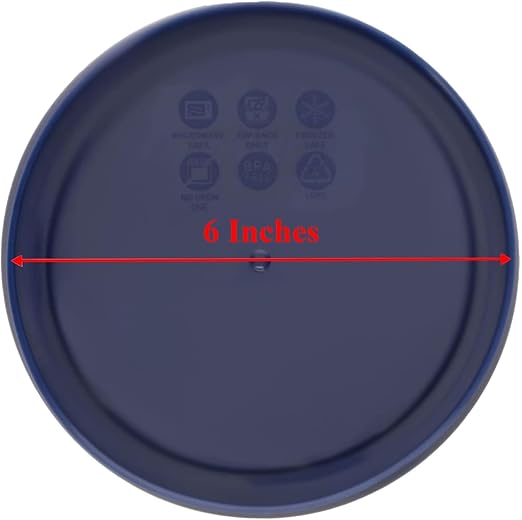 Pyrex 7201-PC 4 Cup Blue Food Storage Replacement Lid (4-Pack) - Made in USA - Image 2