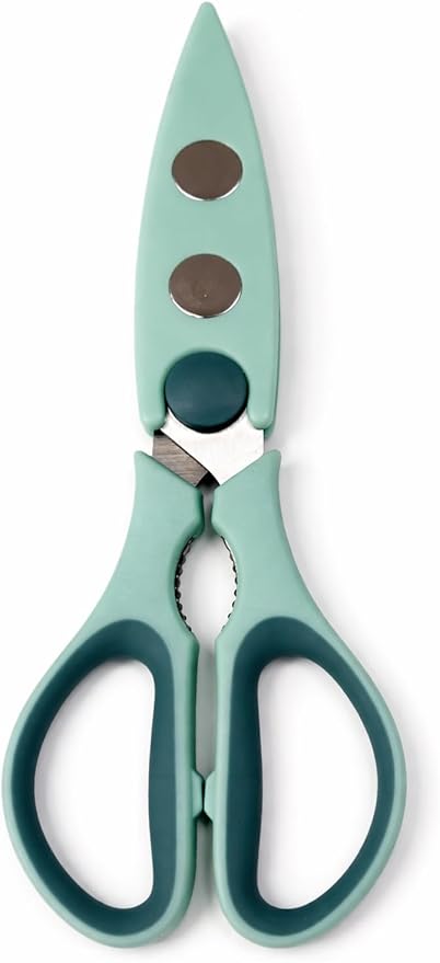 Mr. Pen- All Purpose Kitchen Shears with Protective Sheath, 8 Inch, Dishwasher Safe, Stainless Steel Food Scissors with Micro-Serrated Blades, Durable Utility Kitchen Shears, Teal - Image 8
