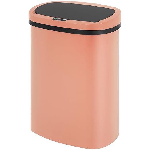 FDW Garbage Can 13 Gallon 50 Liter Kitchen Trash Can for Bathroom Bedroom Home Office Automatic Touch Free High-Capacity with Lid Waste Bin by FDW
