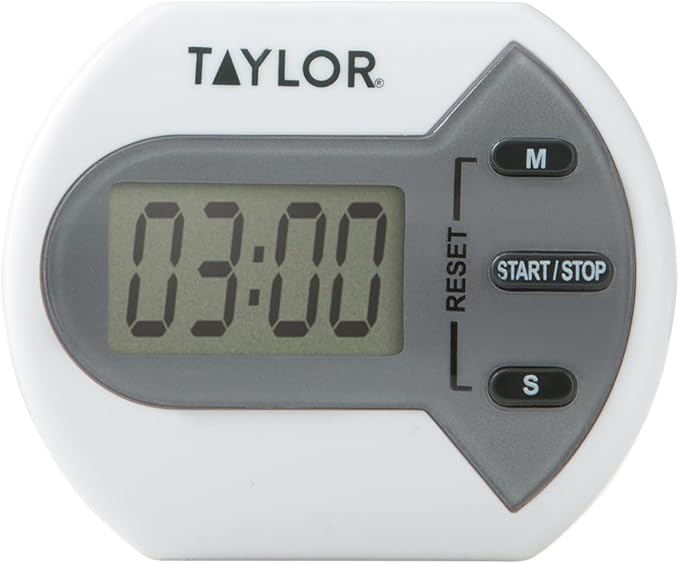 Taylor Digital Timer Counts Up and Down for School, Learning, Projects, and Kitchen Tasks by Taylor
