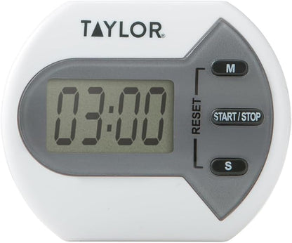 Taylor Digital Timer Counts Up and Down for School, Learning, Projects, and Kitchen Tasks by Taylor