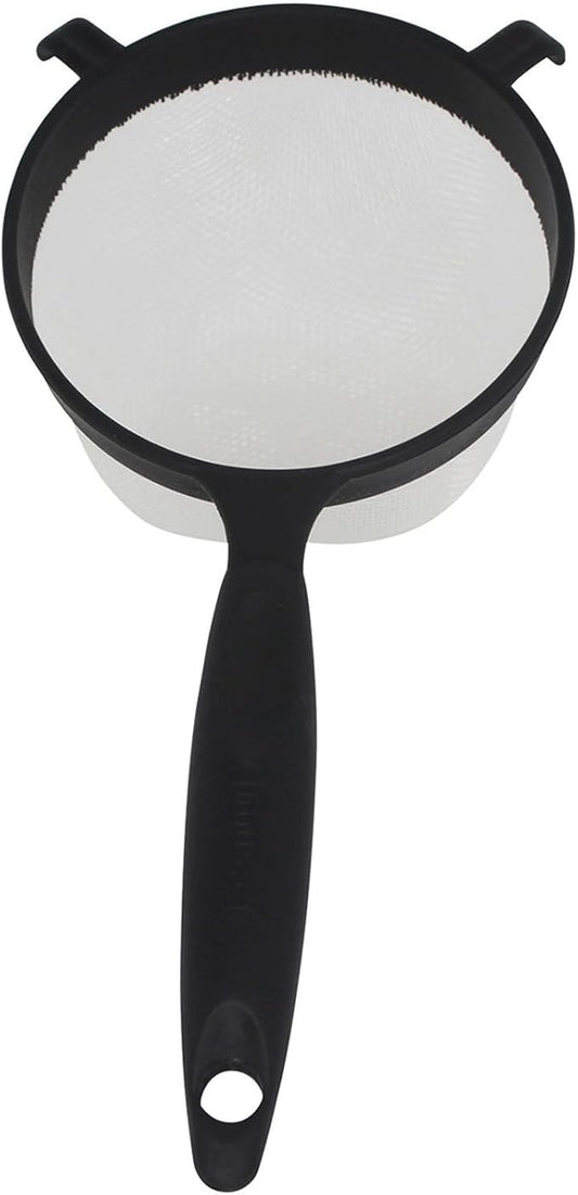 IMUSA IMU-71133W Plastic Strainer, Black, 6-Inch,1 Count (Pack of 1) by VisitIMUSA