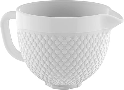 Ceramic Bowl for KitchenAid Mixer, Fit 4.5-5Qt Ceramic Bowl for KitchenAid Mixers, Vintage Pineapple Design | Microwave & Dishwasher Safe Baking