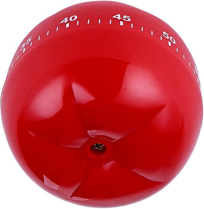 Tomato Mechanical Kitchen Timer,60 Minutes Vegetable Cartoon Timer Ringing Alarm (Tomato)