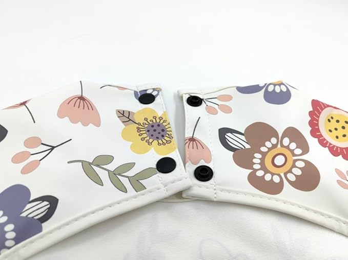 Waterproof Baby Bibs,Infant Toddler Extra Cover Feeding Bib With Food Catcher,Easy Clean & Washable