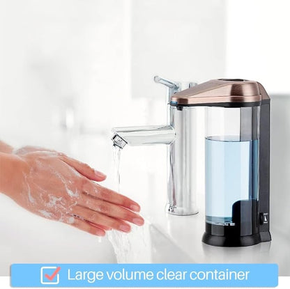 Secura 17oz Automatic Liquid Soap Dispenser, Touchless Battery Operated Hand Soap Dispenser with Adjustable Soap Dispensing Volume Control Dial, Personal Care Dispenser (Antique Copper) - Image 2