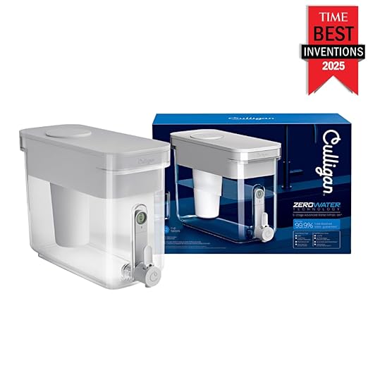 Culligan with ZeroWater Technology 33-Cup Water Filter Dispenser – Includes 5-Stage Advanced Water Filter, Certified to Reduce Lead, Total PFAS (Forever Chemicals), Mercury, Fluoride, and Chlorine - Image 2
