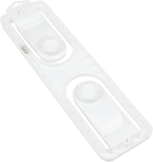 Chef Craft Select Plastic Paper Towel Holder, 12.5 inches in Length, White by Chef+Craft