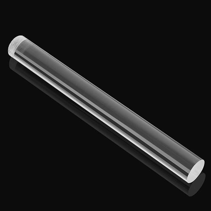 AUGSUN 1pcs Acrylic Clay Roller Acrylic Round Tube Roller Rolling Clay Bar Clear Clay Art Craft DIY Polymer Clay Tool - Image 2