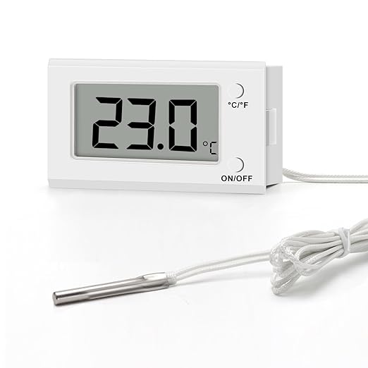 Digital Oven Thermometer with Probe Grill Meat Thermometer up to 572°F/300°C, Oven Thermometer Roasting for Barbecue Accessories for Kitchen, Roasting, Grill, Pizza by YourBestHomePartner