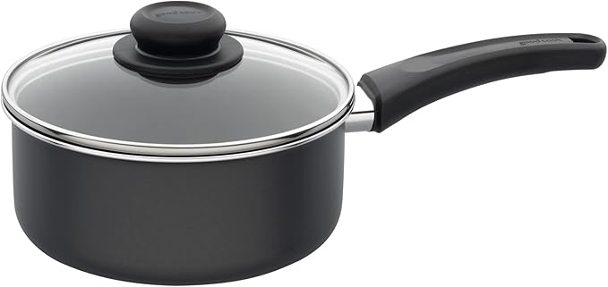 GoodCook Everyday Nonstick Sauce Pan w/Lid, 2 Quart, Black - Image 5