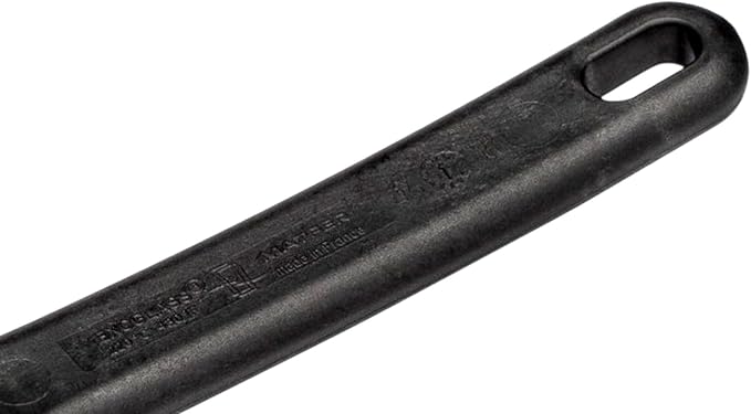 Matfer Bourgeat Exoglass® High Temperature Pelton Spatula, Black - Image 2