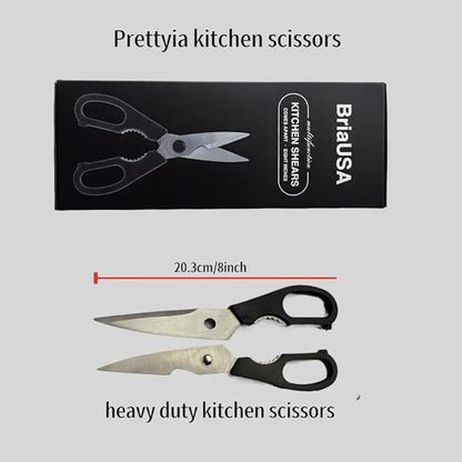 Prettyia Kitchen Shears, Take-Apart Heavy Duty Stainless Steel Multi Purpose Kitchen Scissors